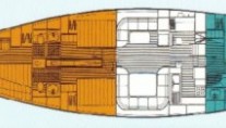 Sail Yacht JAIPUR -  Layout